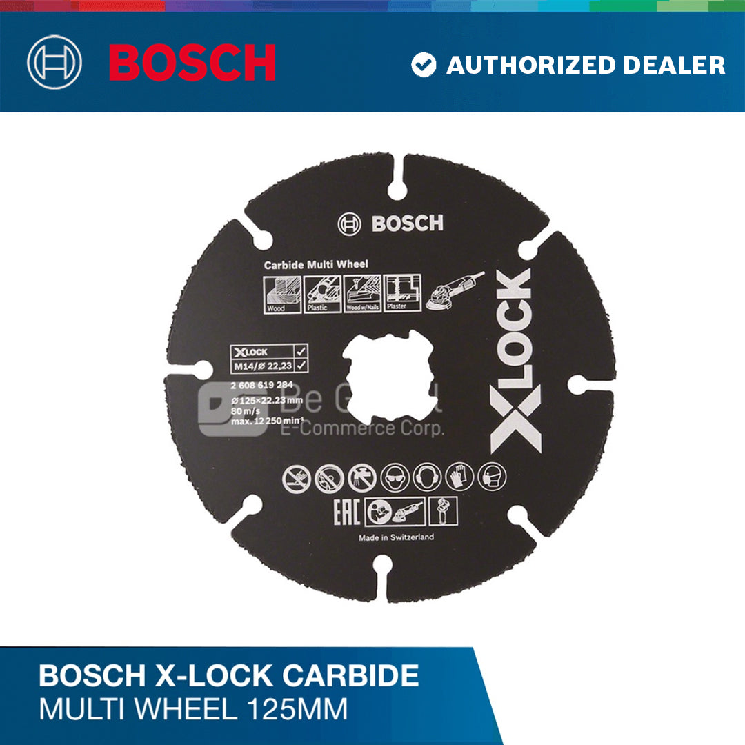 Bosch X-LOCK Carbide Multi Wheel 125mm