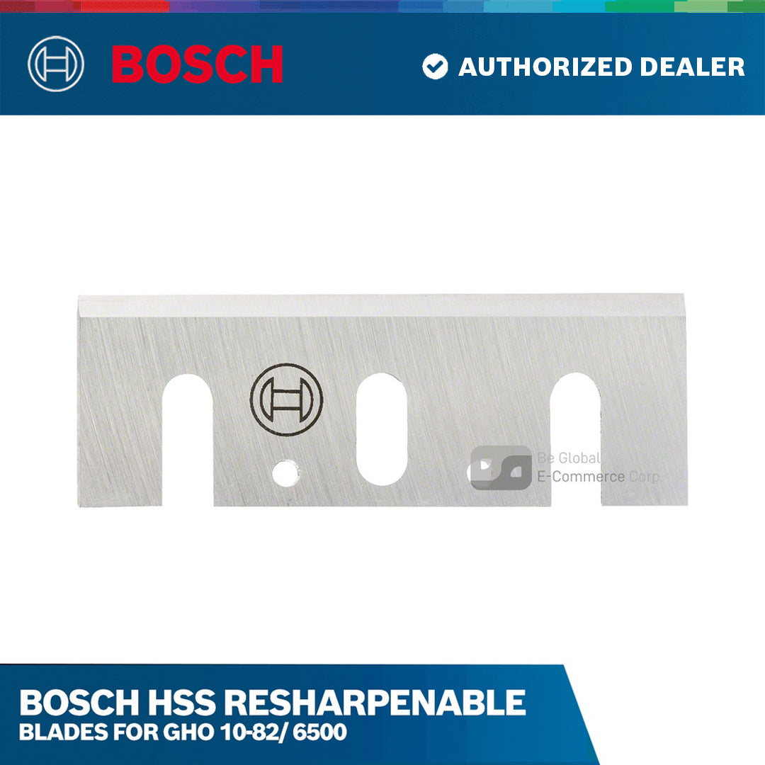 Bosch HSS Resharpenable blades for GHO 10-82/ 6500