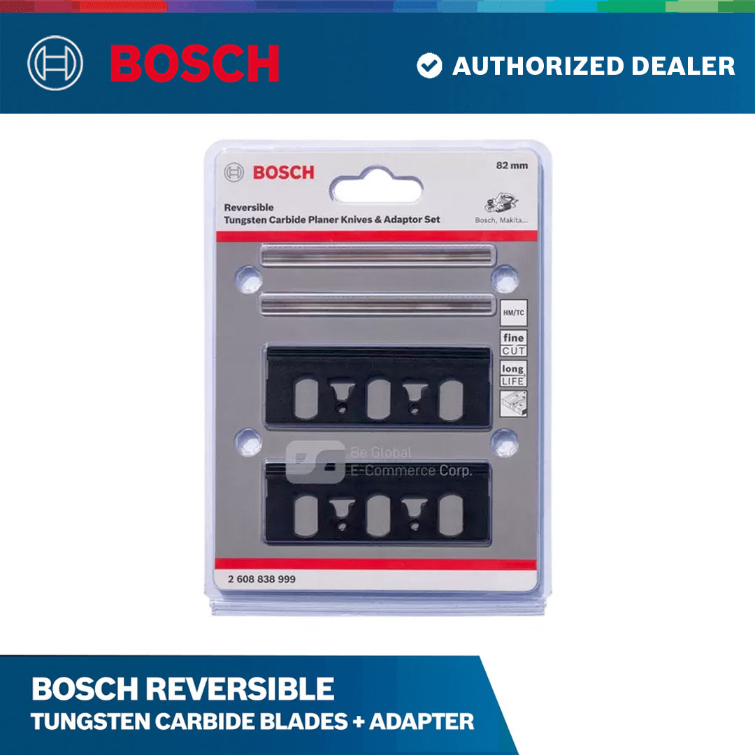 Bosch Reversible Tungsten Carbide Blades + adapter