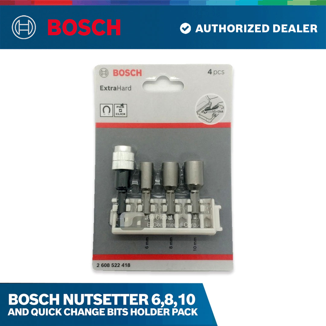Bosch Nutsetter 6,8,10 and quick change bits holder pack