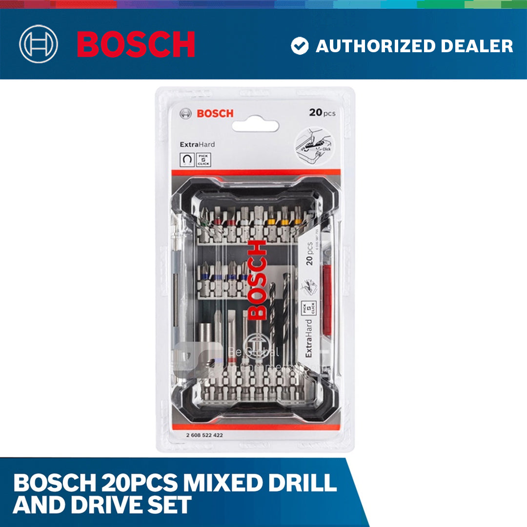 Bosch 20pcs mixed drill and drive set