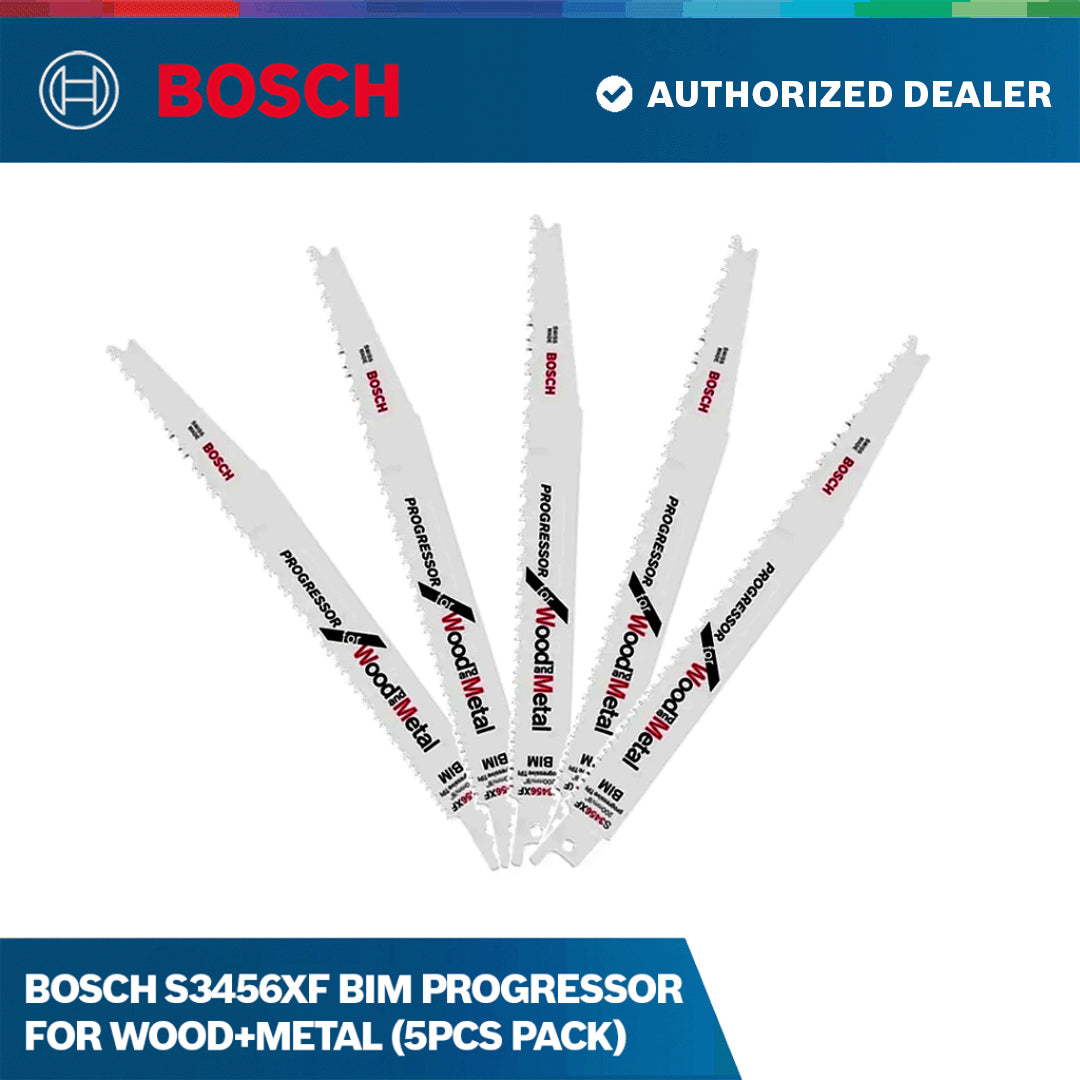 Bosch S3456XF BIM Progressor for Wood+Metal 5pcs pack
