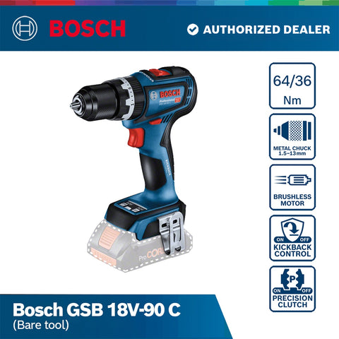 Bosch GSB 18V-90 C (Bare tool) Impact Drill - Power Tool / Home Improvement Bosch GSB 18V-90 C (Bare tool) Impact Drill - Power Tool / Home Improvement