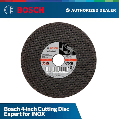Bosch 4-inch Cutting Disc Expert for INOX Bosch 4-inch Cutting Disc Expert for INOX