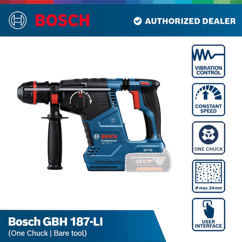 Bosch GBH 187-LI (One Chuck) Bare tool - Power Tool / Home Improvement Bosch GBH 187-LI (One Chuck) Bare tool - Power Tool / Home Improvement