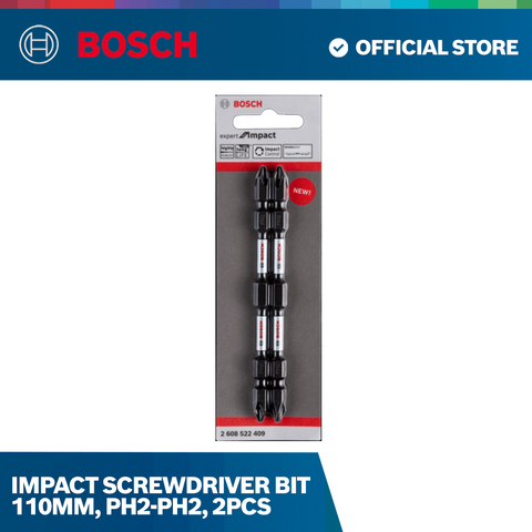 Impact Screwdriver Bit 110mm, PH2-PH2, 2pcs