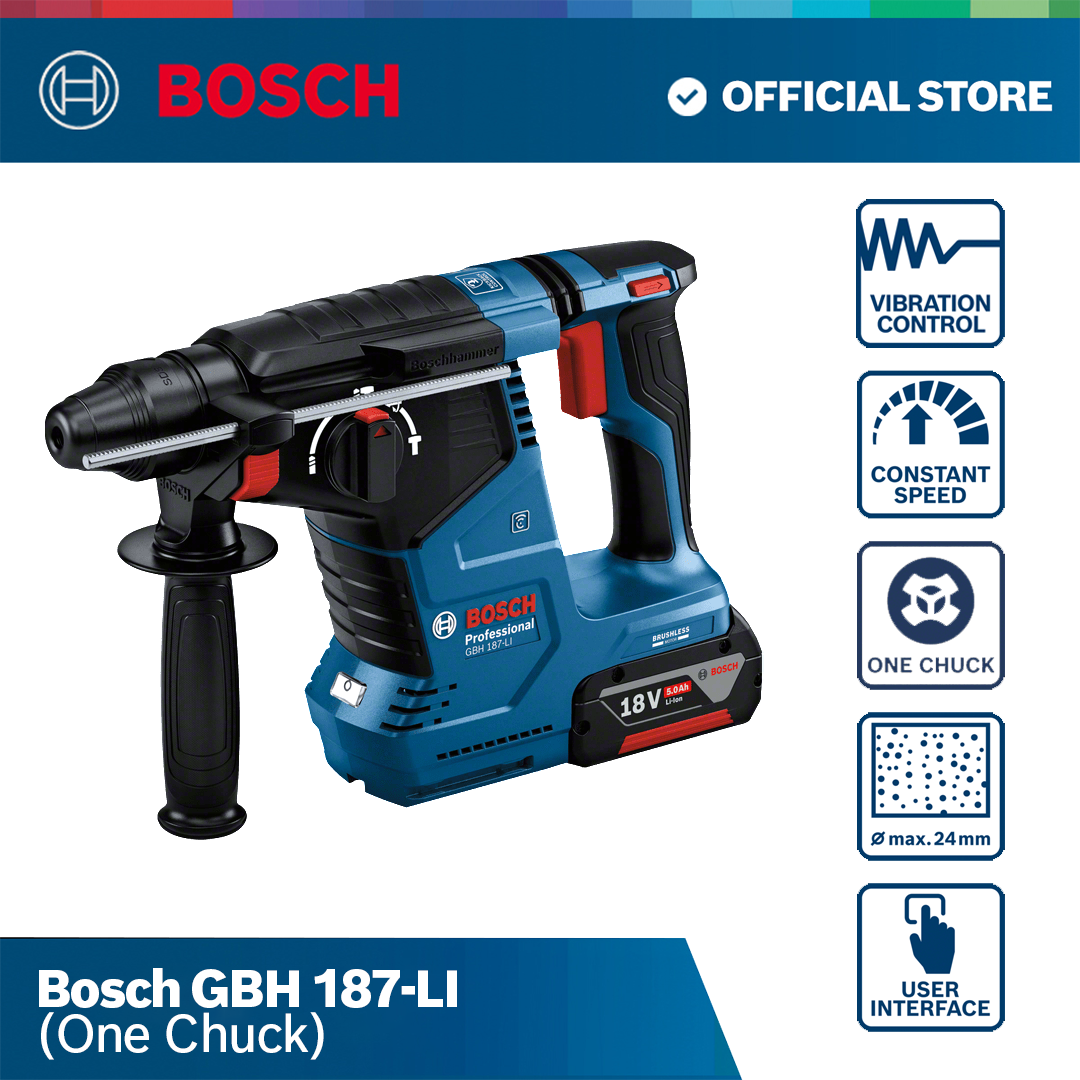 Bosch GBH 187-LI (One Chuck) - Power Tool / Home Improvement