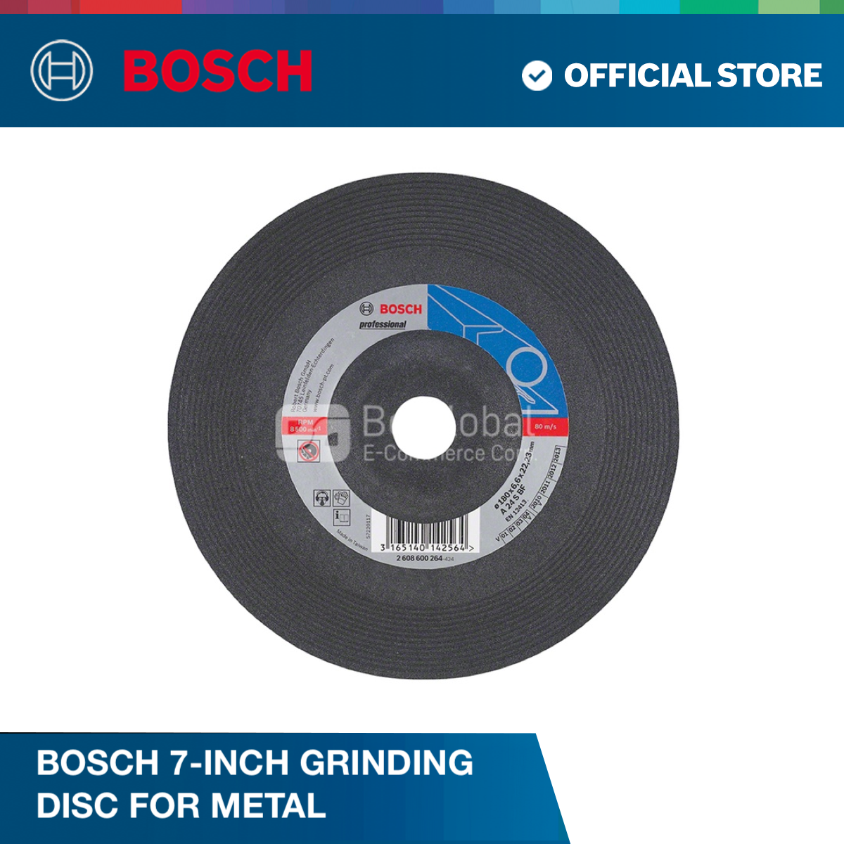 Bosch 7 inch Grinding Disc for Metal Bosch By BGE