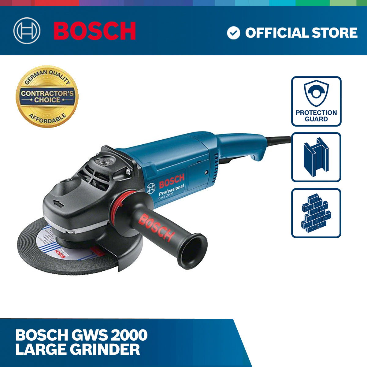 Bosch GWS 2000 Large Grinder Bosch By BGE