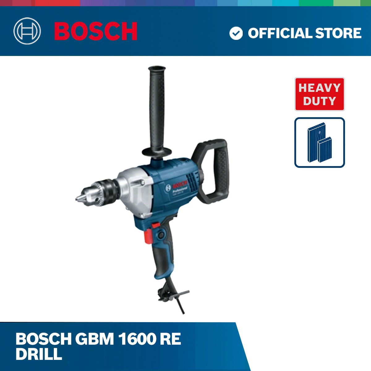 Taladro profesional 850 W GBM 1600 RE Bosch