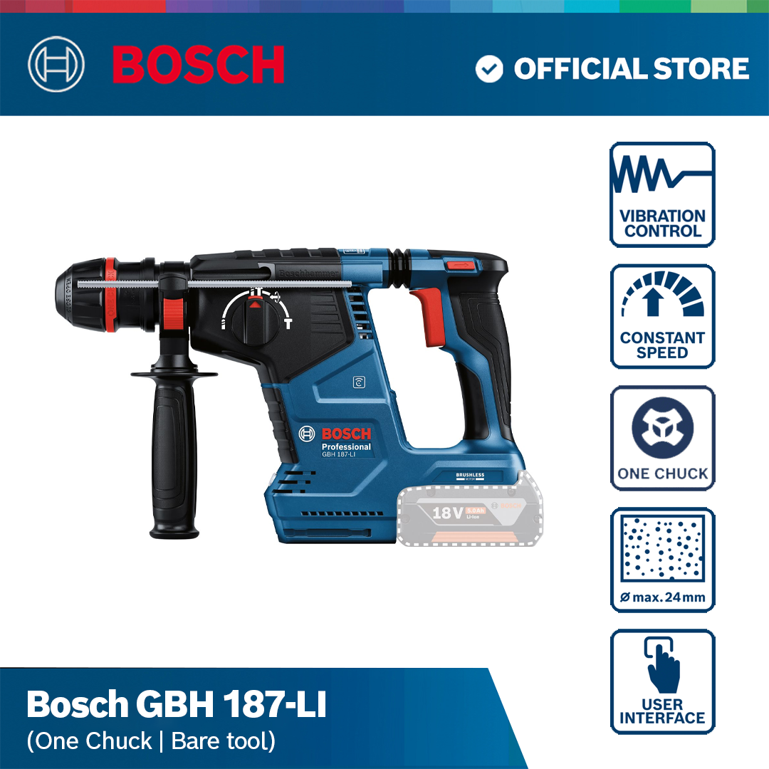 Bosch GBH 187-LI (One Chuck) Bare tool - Power Tool / Home Improvement