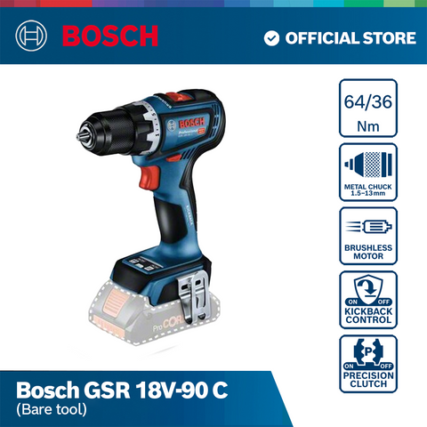 Bosch GSR 18V-90 C (Bare tool) Impact Driver - Power Tool / Home Improvement