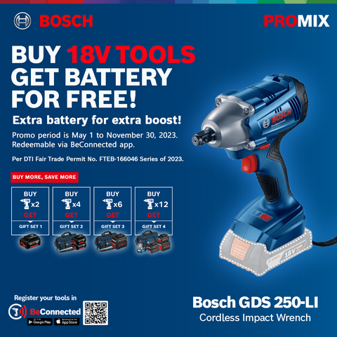 Bosch GDS 250 Cordless Impact Wrench