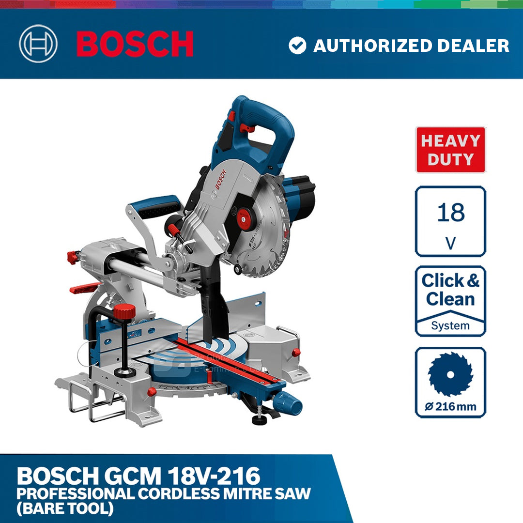 Bosch GCM 18V-216 Professional Cordless Mitre Saw (Bare Tool)