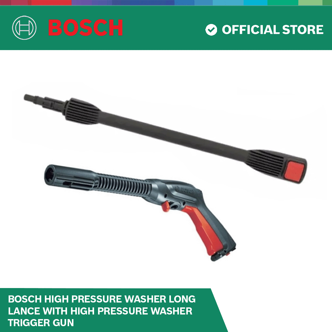 Bosch High Pressure Washer Long Lance with High Pressure Washer Trigger Gun