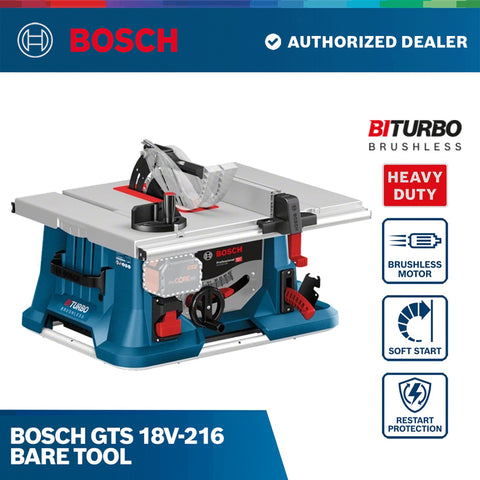 Bosch GTS 18V-216 Bare tool