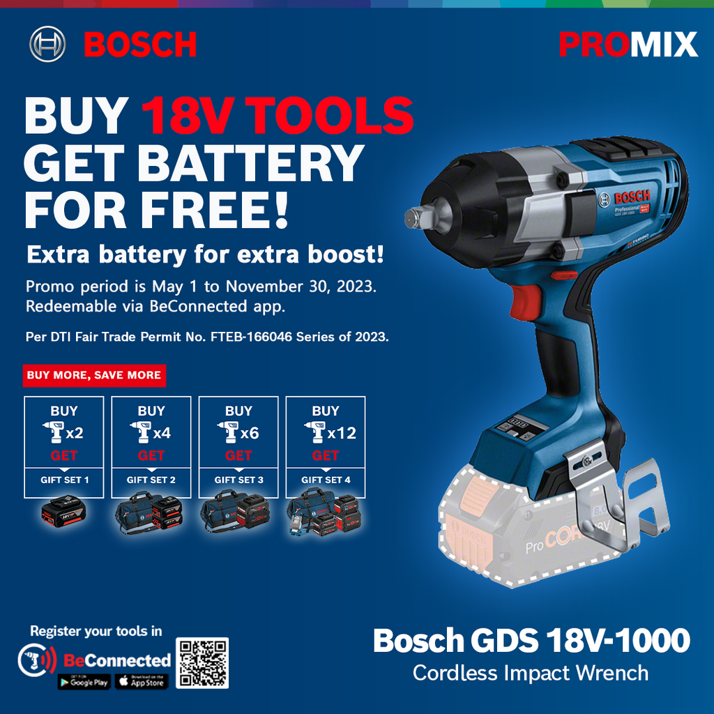 Bosch Gds 18v 1000 0 601 9j8 3l1 Bosch By Bge