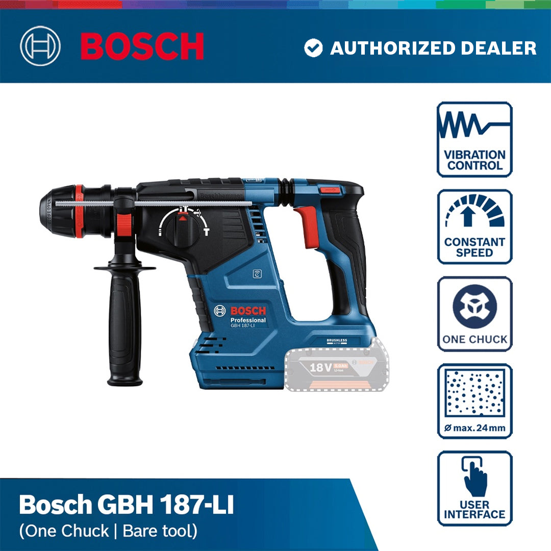 Bosch GBH 187-LI (One Chuck) Bare tool - Power Tool / Home Improvement