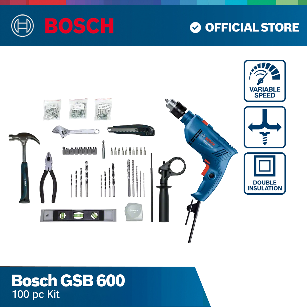 Bosch GSB 600 - 100 pc Kit