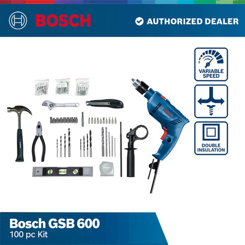 Bosch GSB 600 100 pc Kit – Bosch By BGE