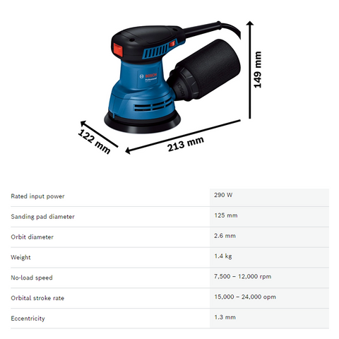 Bosch GEX 125 Professional