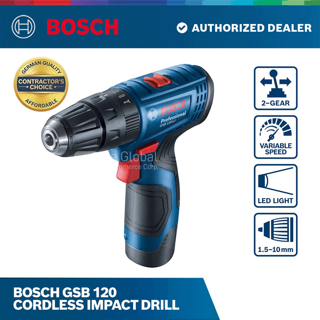 Bosch GSB 120 Cordless Impact Drill