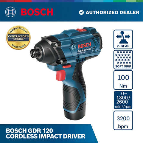 Bosch GDR 120 Cordless Impact Driver