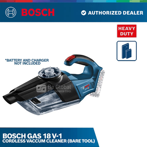 Bosch GAS 18 V-1 Cordless Vaccum Cleaner (Bare Tool)