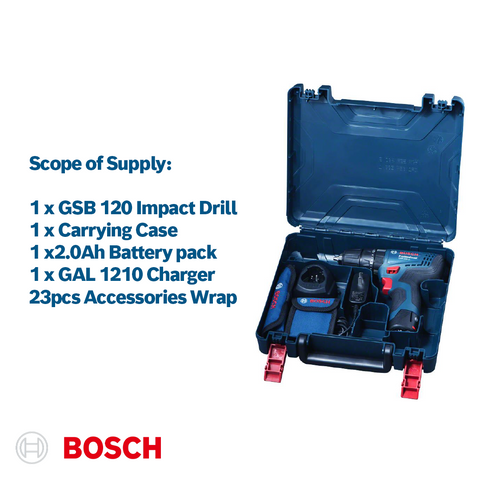 Bosch GSB 120-LI (1-BATT KIT) Impact Drill