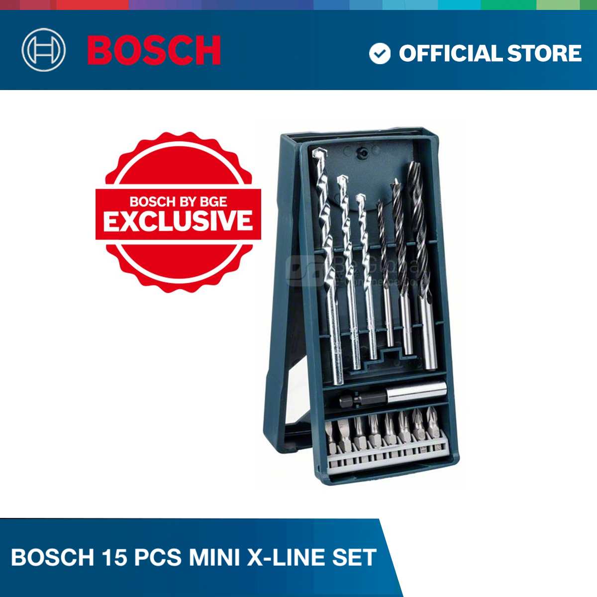 Bosch 15 pcs Mini-X-Line Set