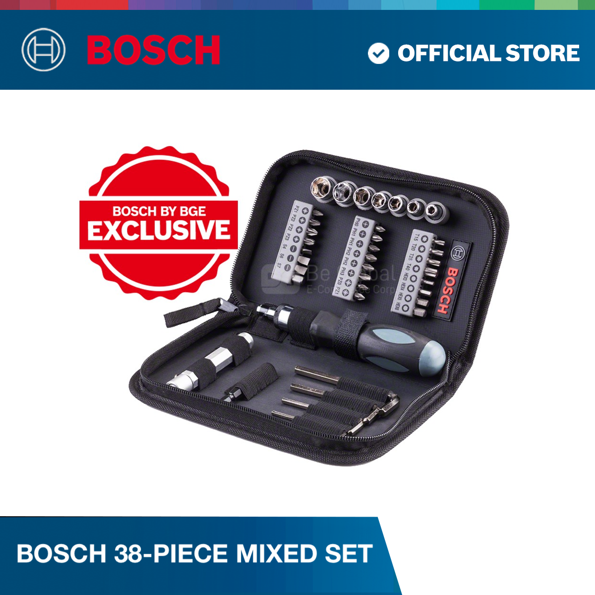 Bosch 38-piece mixed set