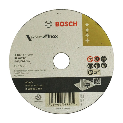 Bosch Cutting Disc Inox 105x1mm 5pcs Pack