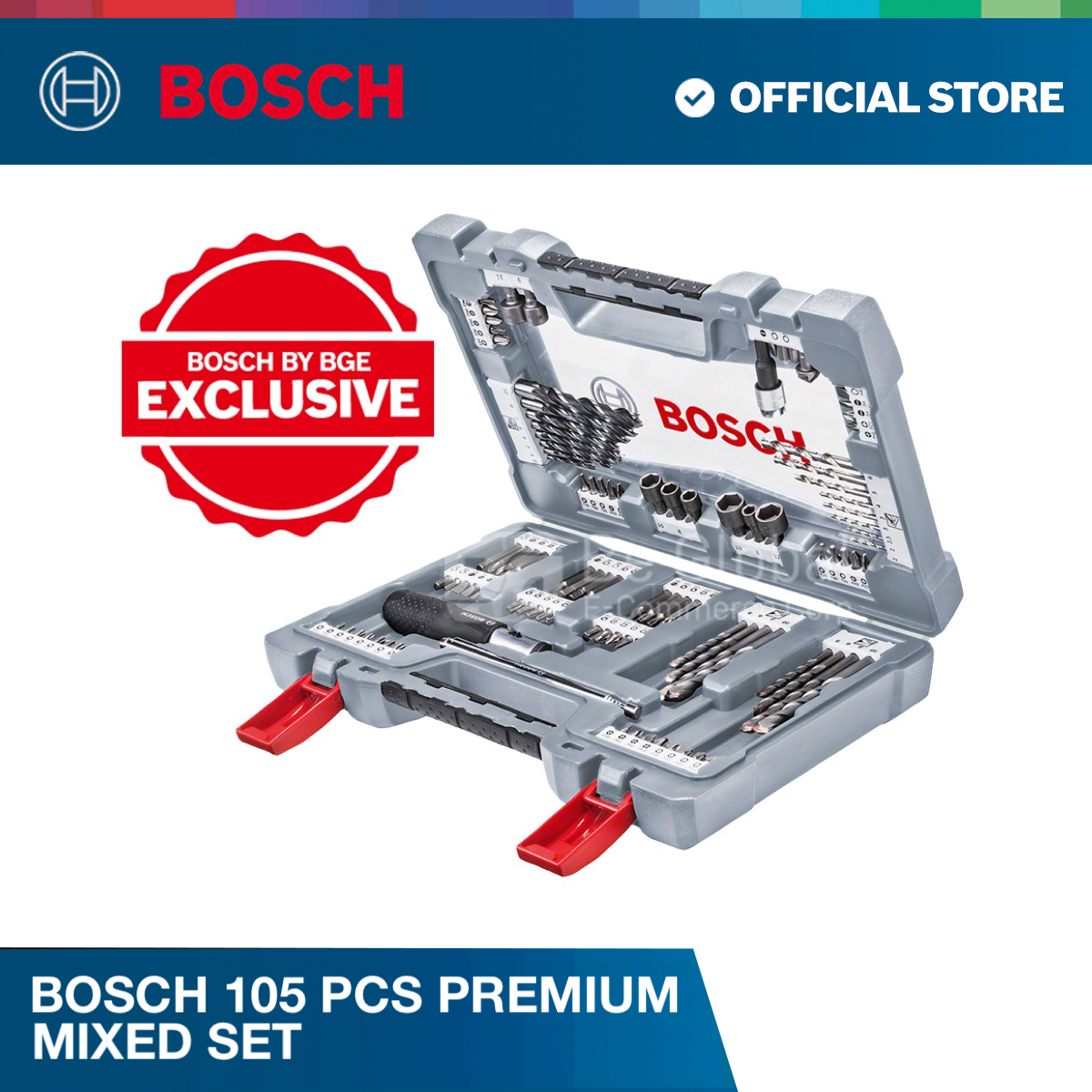 Bosch 105 pcs Premium Mixed Set