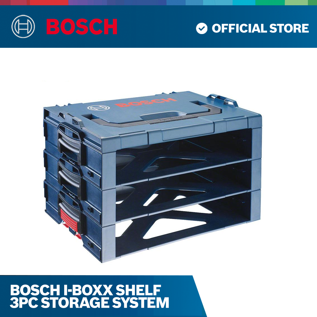 Bosch i-BOXX Shelf 3pc Storage System – Bosch By BGE