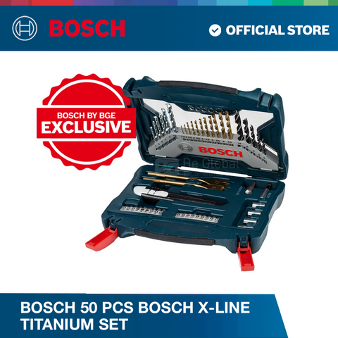 Bosch 50 pcs Bosch X Line Titanium Set Bosch By BGE