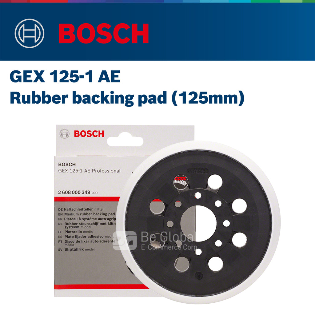 Bosch GEX 1251 AE Rubber backing pad (125mm) Bosch By BGE