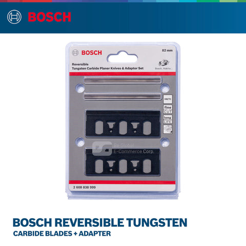 Bosch Reversible Tungsten Carbide Blades + adapter