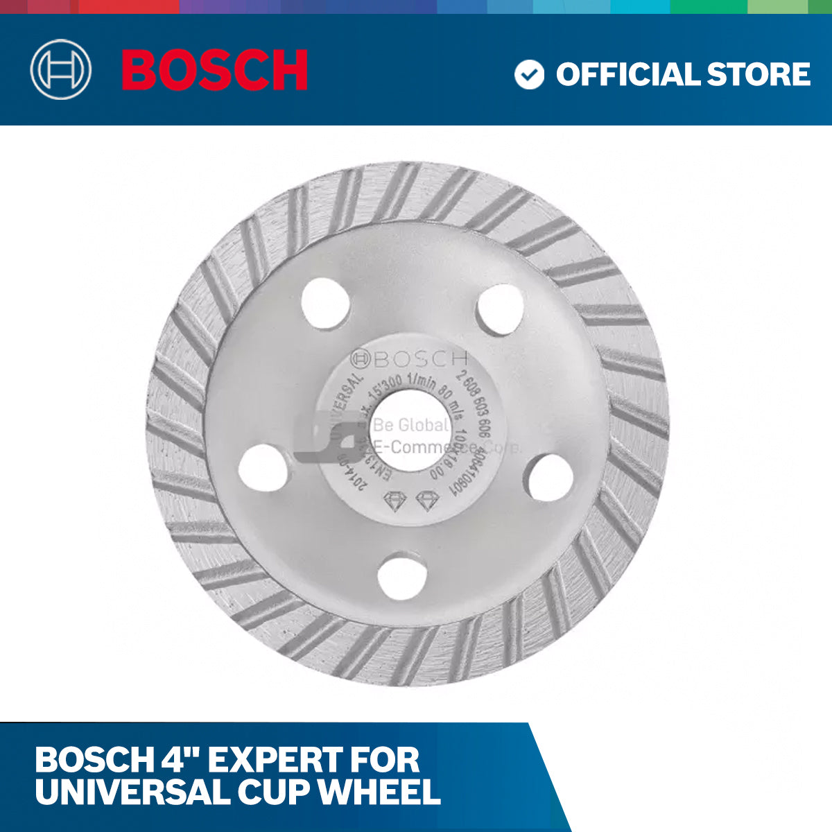 Bosch 4" Expert for Universal Cup Wheel