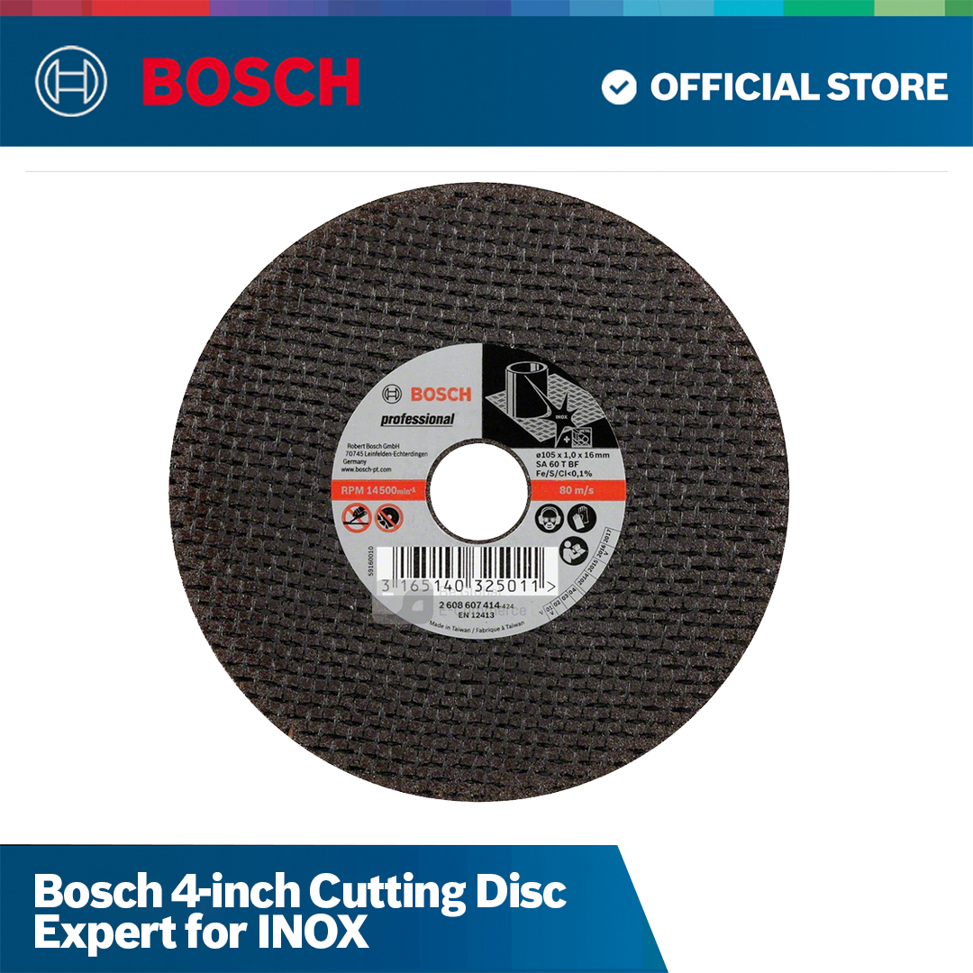 Bosch 4-inch Cutting Disc Expert for INOX