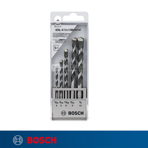 Bosch Multi Purpose Drill Bits - 5pcs set