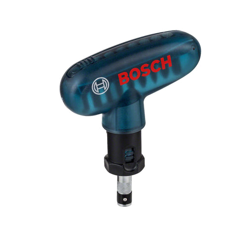 10-piece Bosch “Pocket” screwdriver bit set with manual screwdriver