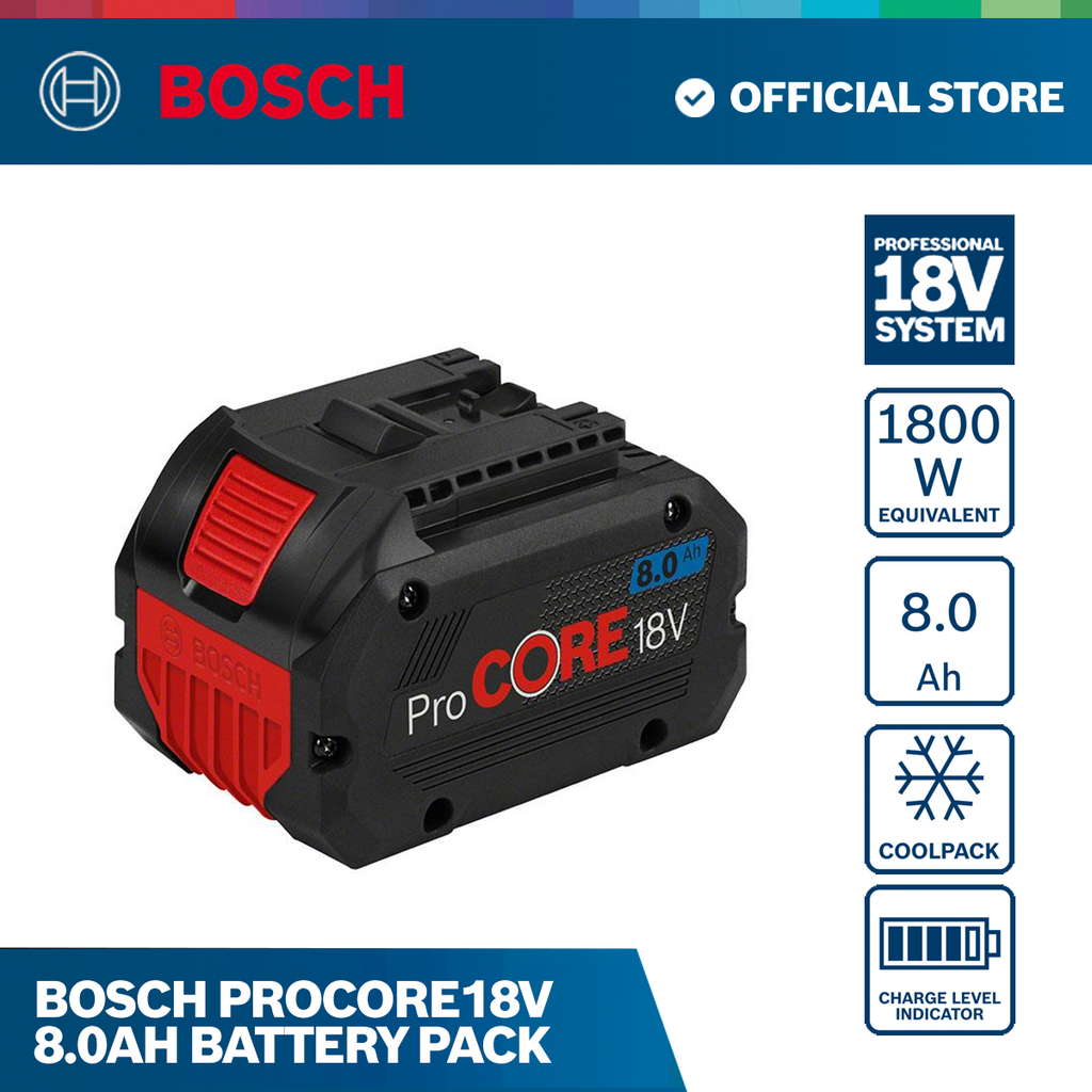 Bosch ProCORE18V 8.0Ah Battery Pack – Bosch By BGE