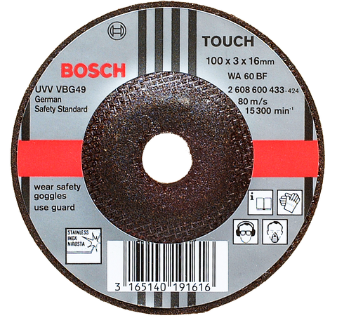 Bosch 4-inch Grinding Disc for INOX Set of 5