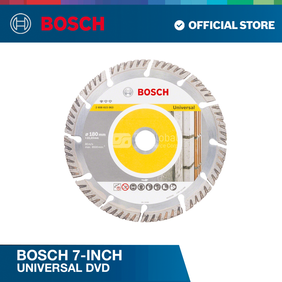 Bosch 7-inch Universal DCD