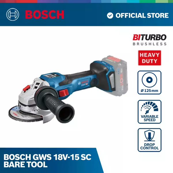 Bosch GWS 18V15 SC Bare tool Bosch By BGE