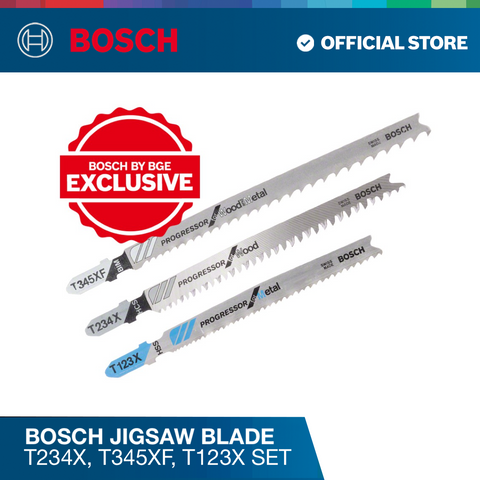 Bosch Jigsaw Blade T234X, T345XF, T123X set