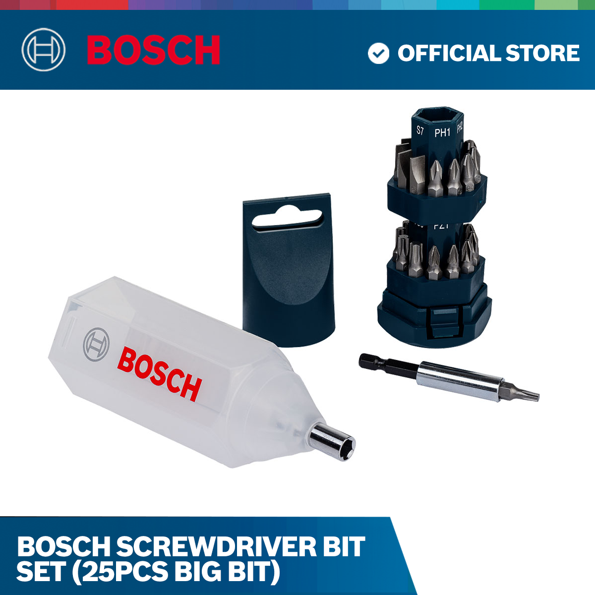 Bosch Screwdriver Bit Set (25pcs Big Bit)