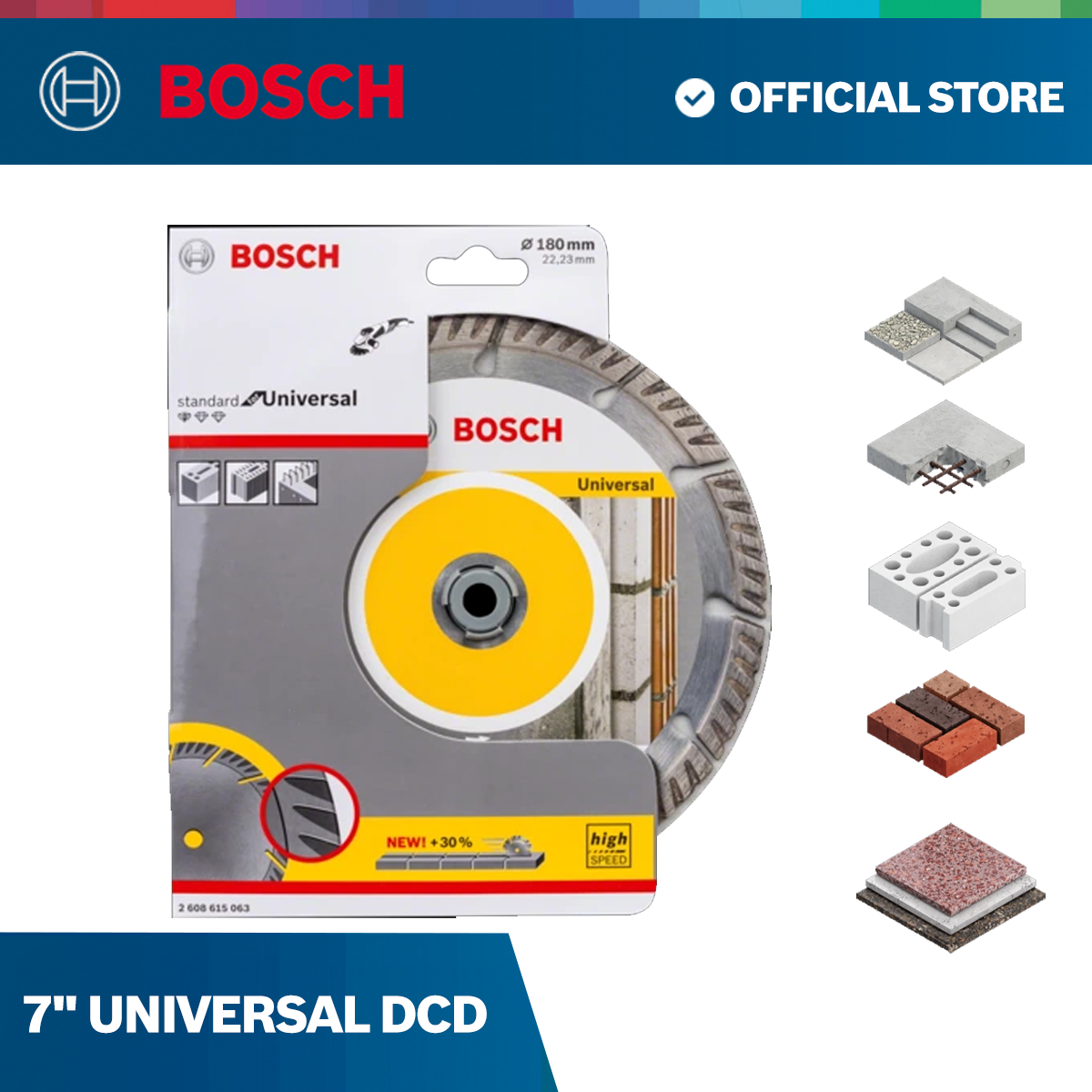 7" Universal DCD