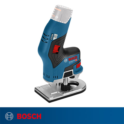 Bosch GKF 12V-8 Cordless Palm Router with Bosch Starter Kit 12 V