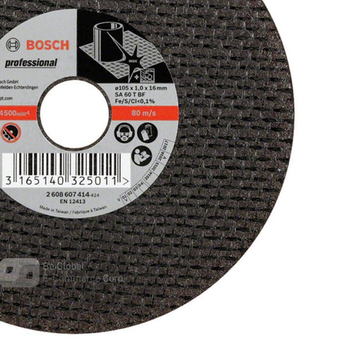 Bosch 4-inch Cutting Disc for INOX Set of 5